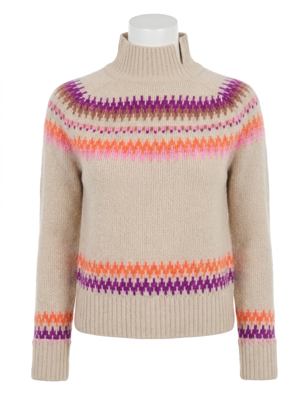 NEW LISA TODD fireside sweater in latte